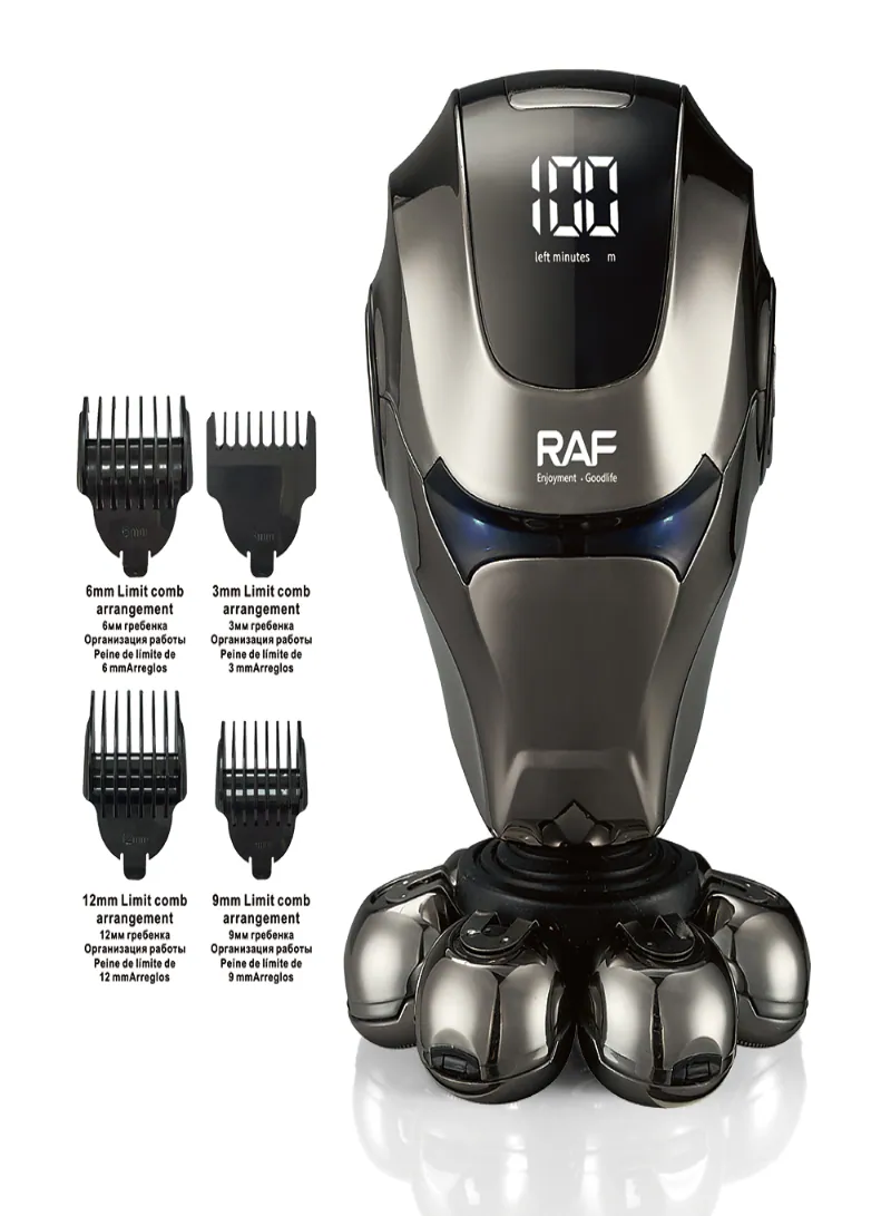 RAF R.4087 Electric Rechargeable Professional Hair Clipper – Low Noise USB Hair Trimmer 3