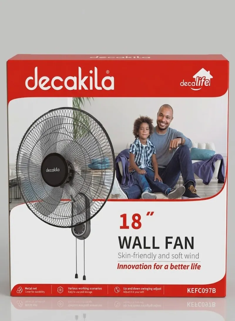 مروحة حائط DECAKILA مقاس 18 إنش 3