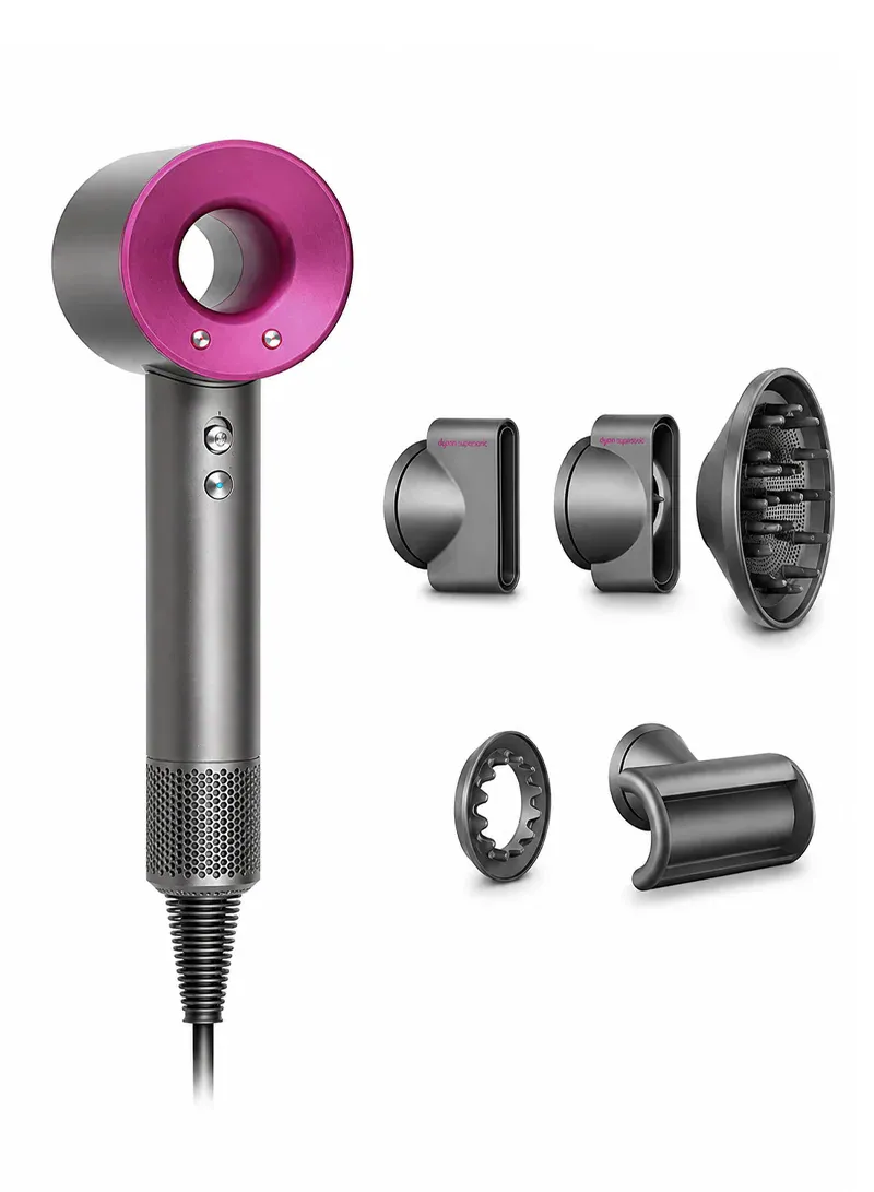 DSP 30658 Professional Hair Dryer 1600W – High-Speed Ionic Hair Dryer with 3 Speeds, 4 Heat Settings & 5 Attachments 2