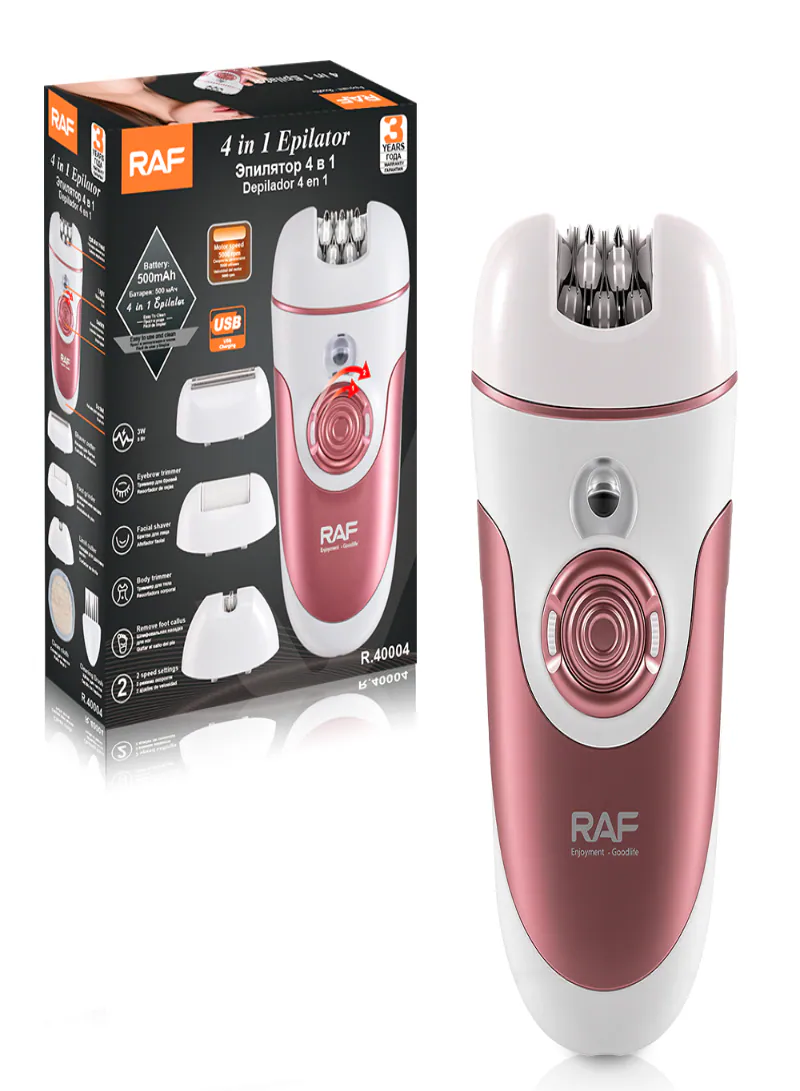 RAF R.40004 3W Electric Epilator 4 in 1 – Depilador 4 En 1 2
