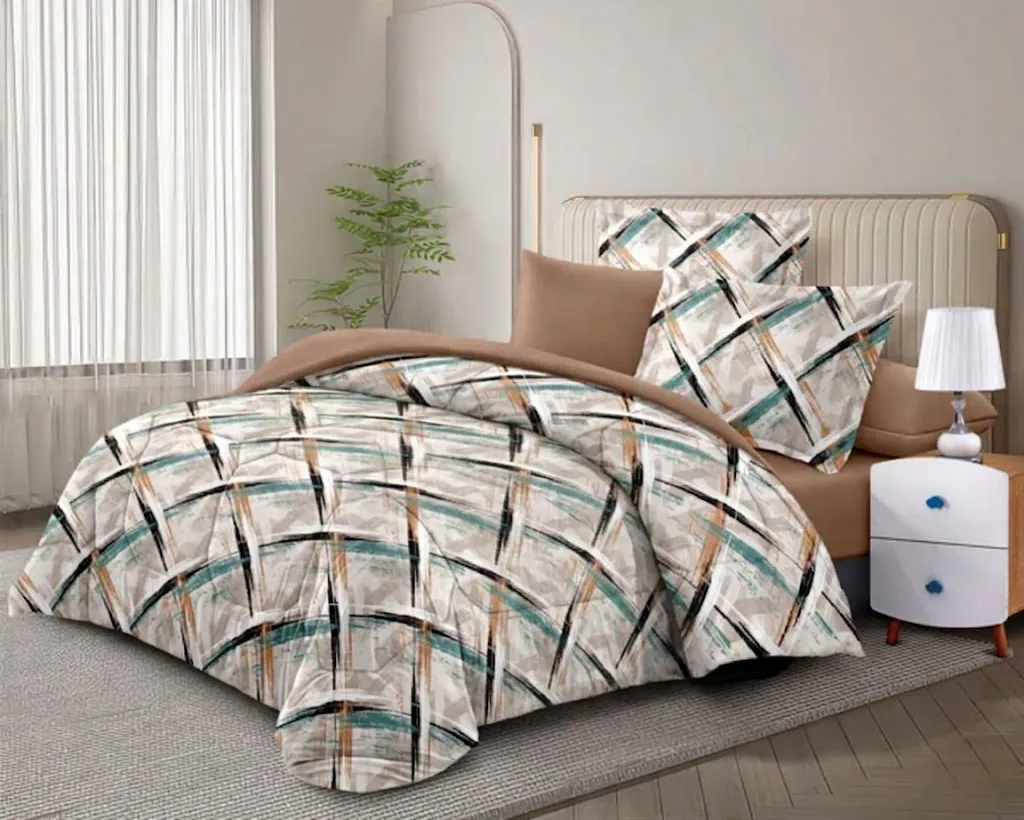 -6🛏️ طقم غطاء فخم – 7 / 6 قطع (مزيج قطن) 2