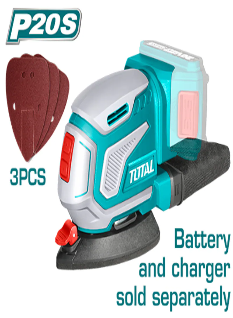  Total Cordless Sander with Corner Attachment (Tool Only)