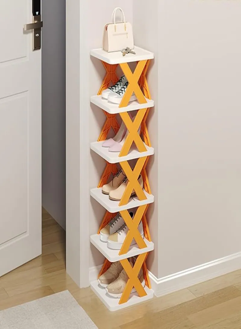 Stackable Small Shoe Rack – 6/7 Tier Space-Saving Shoe Organizer for Shoes & Boots, Easy Assembly 3
