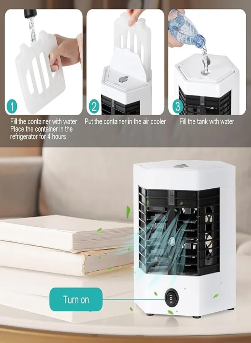 مبرد الهواء Arctic Air Ultra Pro 4 في 1 – مروحة تبريد، مرطب هواء، منقي هواء مع تحكم عن بُعد وتدفق هواء قابل للتعديل 7