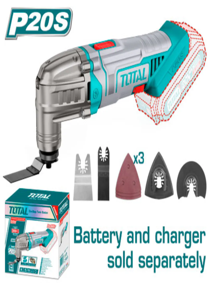 Total 20V Cordless Multi-Function Tool (Scraping – Cutting – Sanding) (Tool Only)