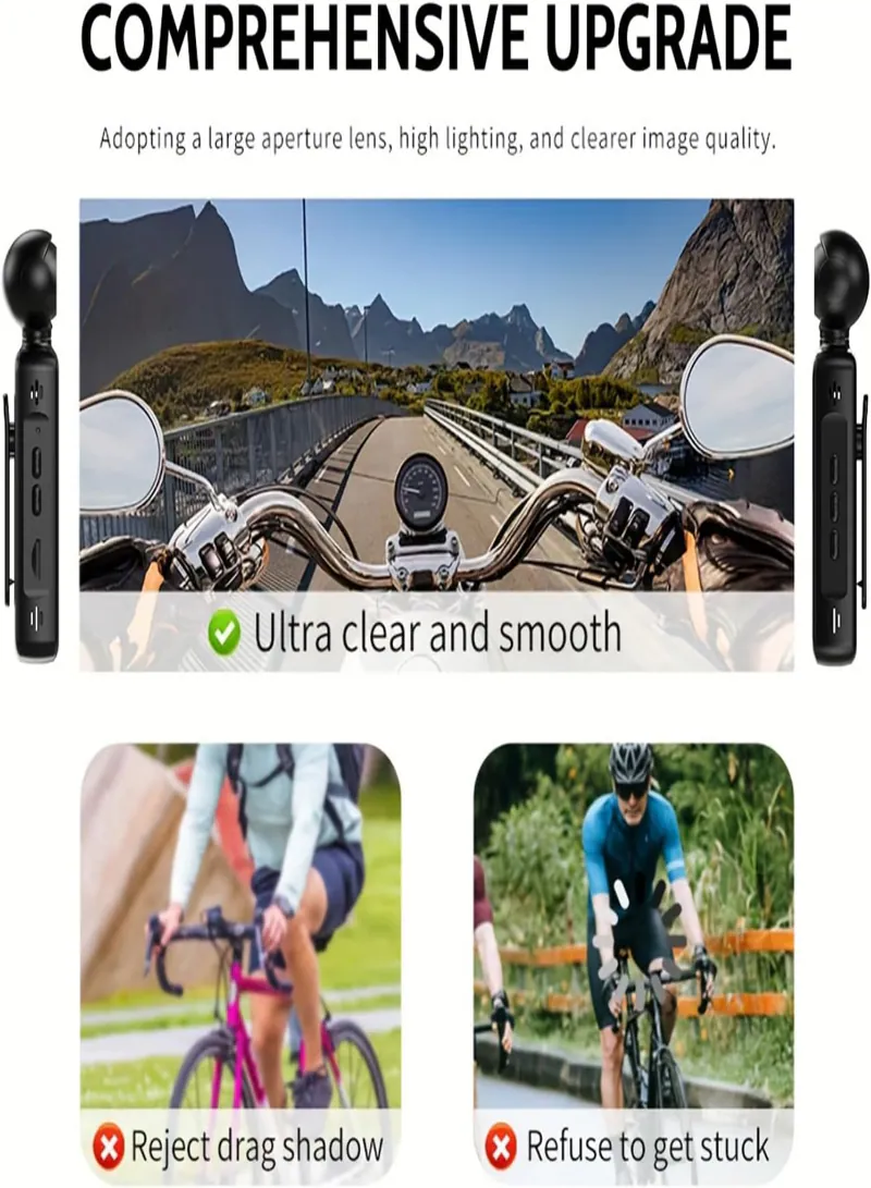 كاميرا أكشن DAUZ بدقة 1080P Full HD – كاميرا رياضية محمولة WiFi مع زاوية واسعة 140° وعدسة قابلة للدوران ورؤية ليلية 2