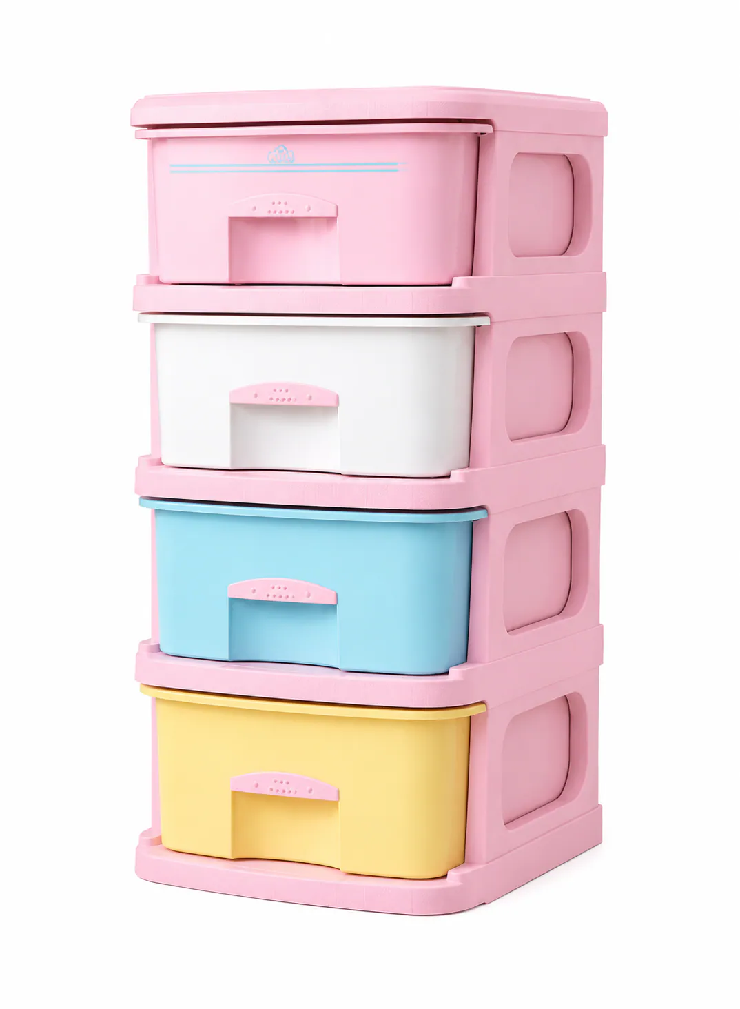 Turkomaz Milan 4-Drawer Storage Cabinet – 32L per Drawer | 92 × 48 × 52 cm 6