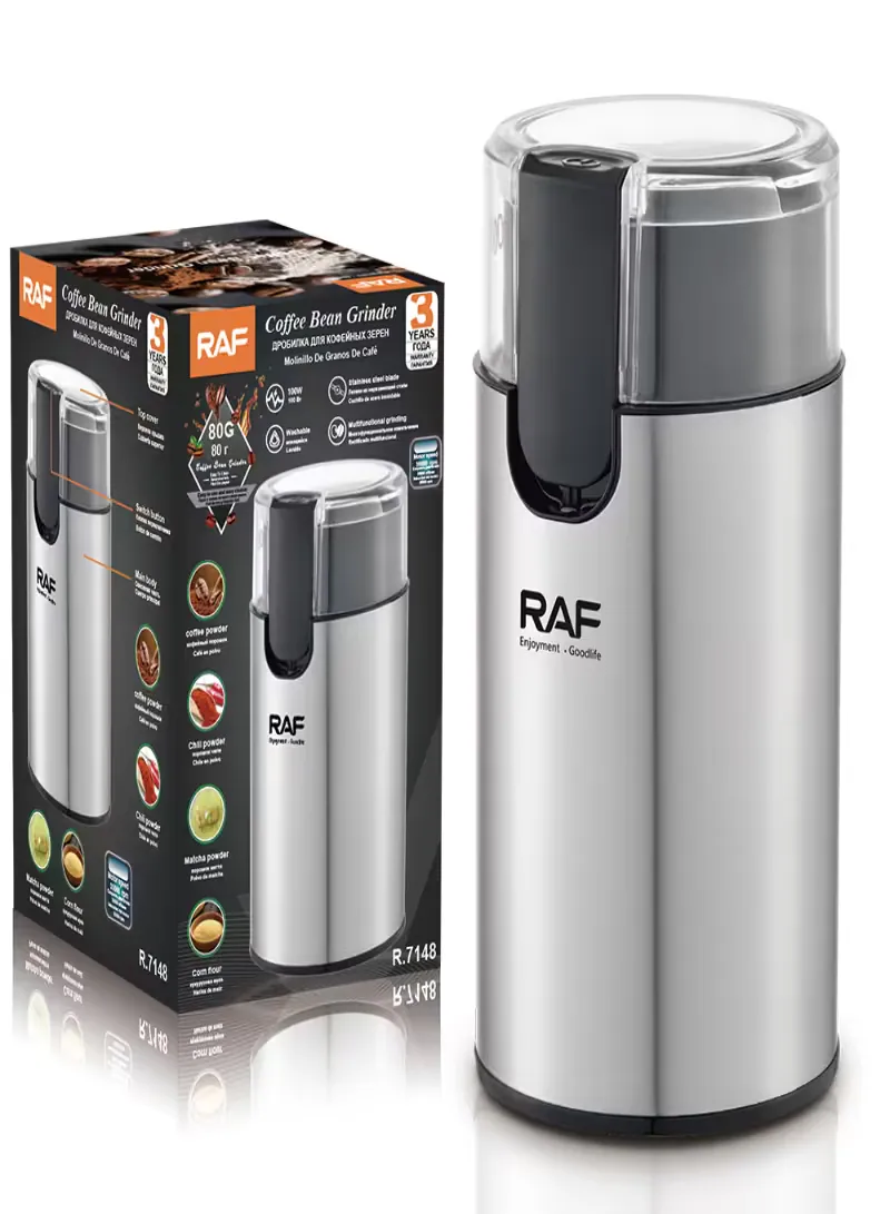 مطحنة كهربائية صغيرة RAF R.7148 – مطحنة متعددة الاستخدامات للقهوة والتوابل والأعشاب والمكسرات 2