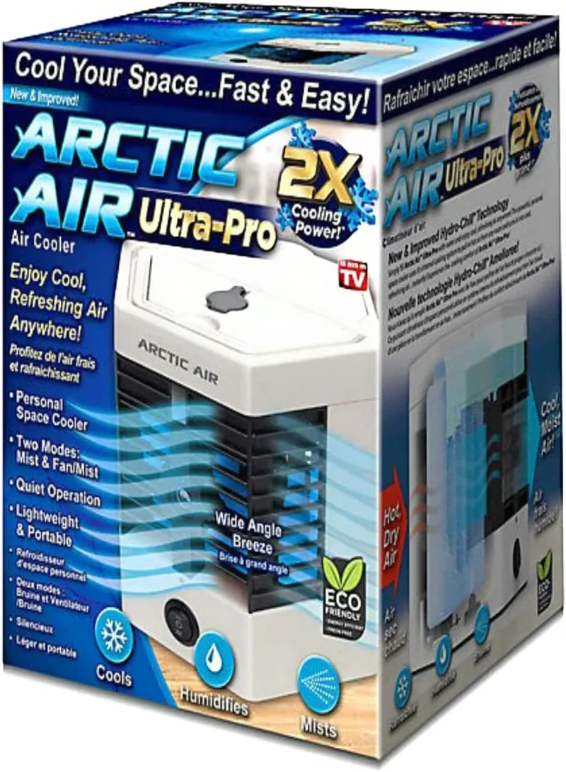 مبرد الهواء Arctic Air Ultra Pro 4 في 1 – مروحة تبريد، مرطب هواء، منقي هواء مع تحكم عن بُعد وتدفق هواء قابل للتعديل 6