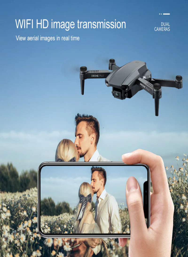 E99 Pro Mini Drone with 4K Camera – Foldable Dual Camera Drone with Obstacle Avoidance, Brushless Motor & Remote Control 6
