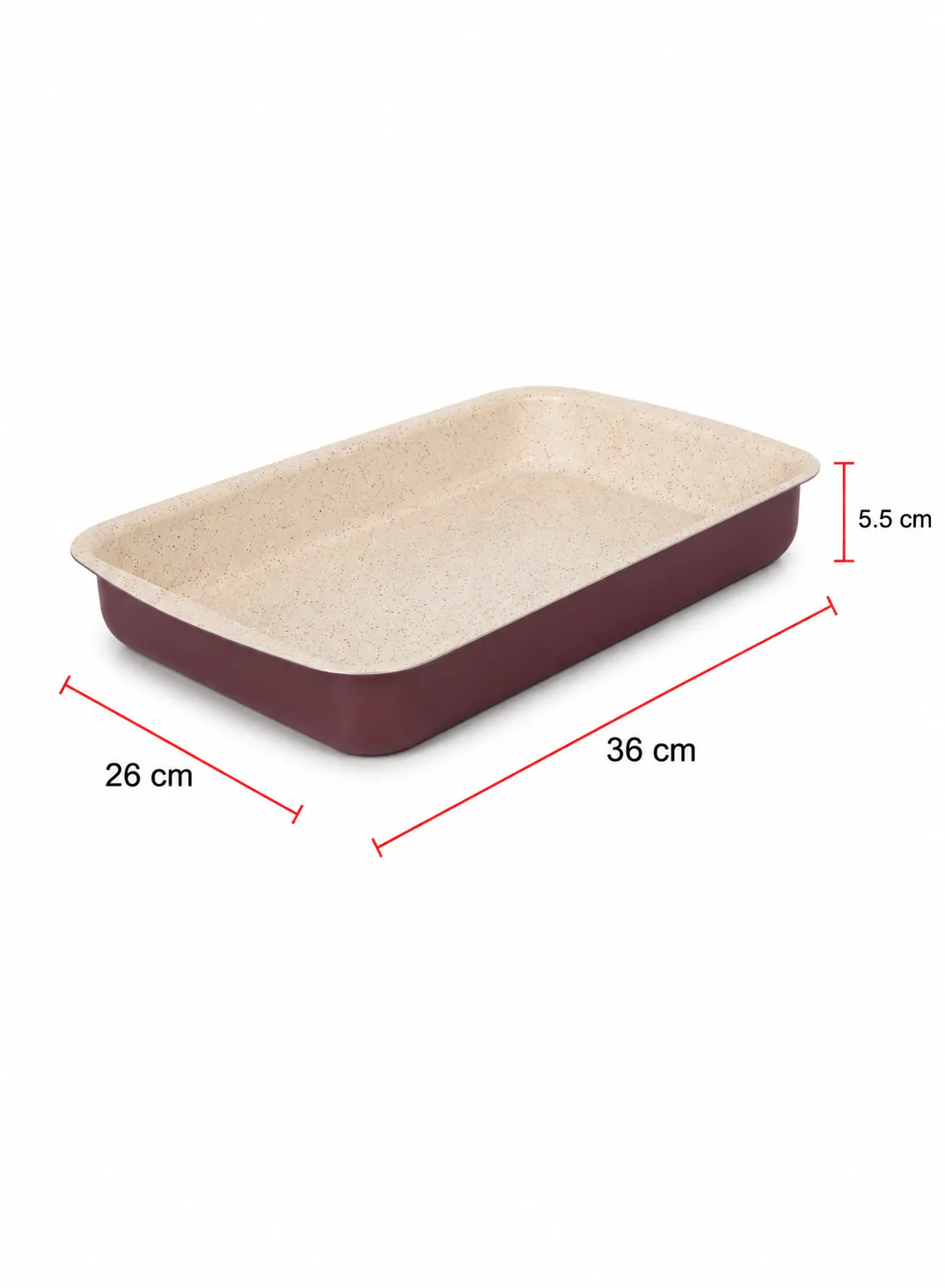 Non-Stick Premium Rectangular Pan – 36 cm | Dorsch 3