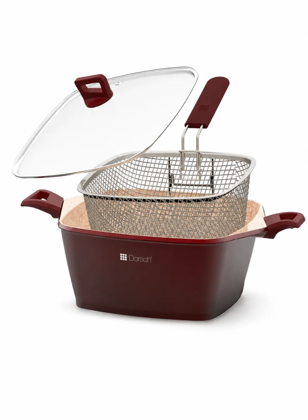 Dorsch Premium Non-Stick Healthy Frying Pot – 28 cm (7.2L)