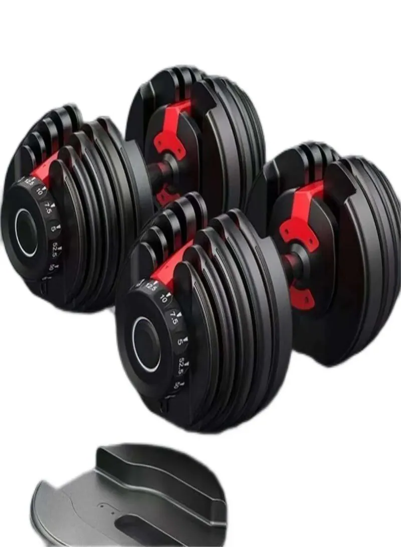 1 Adjustable Dumbbells 2.5kg–24kg – Home Gym Weight Set, Full Dumbbell Set Replacement 2