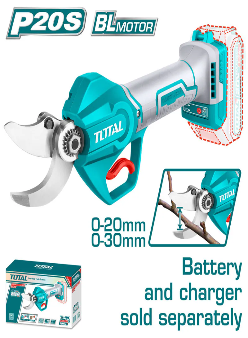 Total 20V Brushless Cordless Pruning Shear (Tool Only)