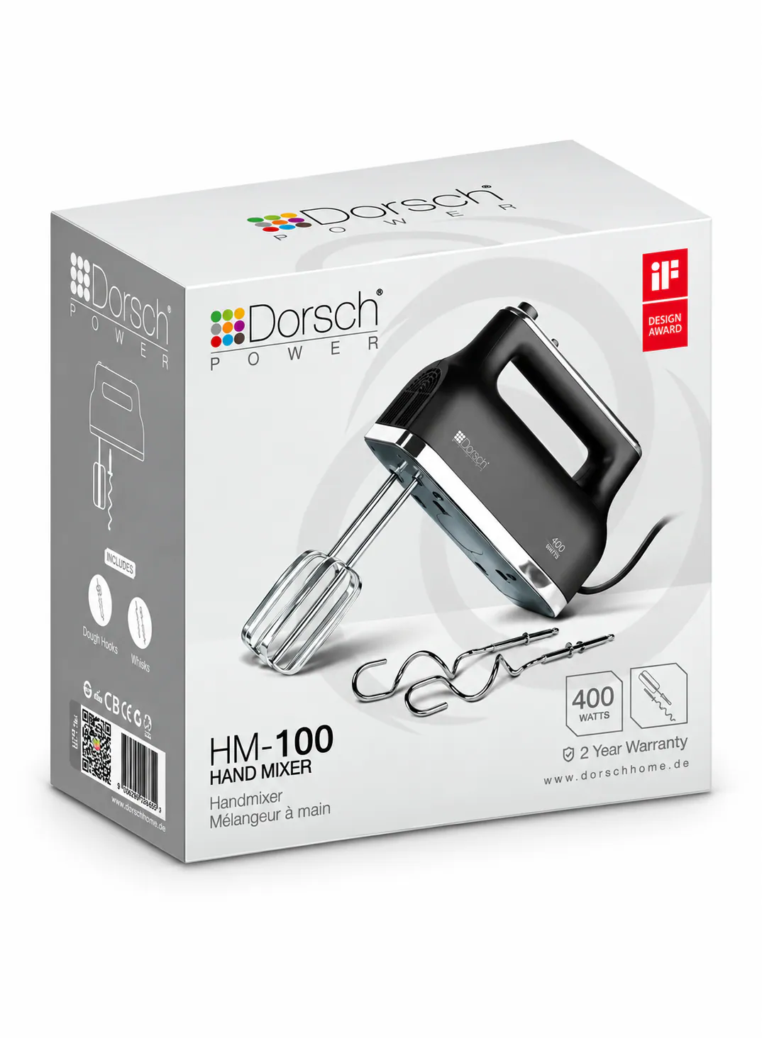 Dorsch Hand Mixer – 400w 4