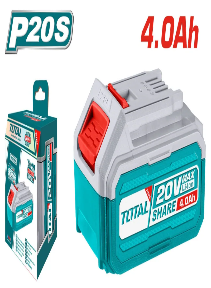  Total 20V 4.0Ah Lithium-Ion Battery Pack with LED Indicator (P20S Compatible)