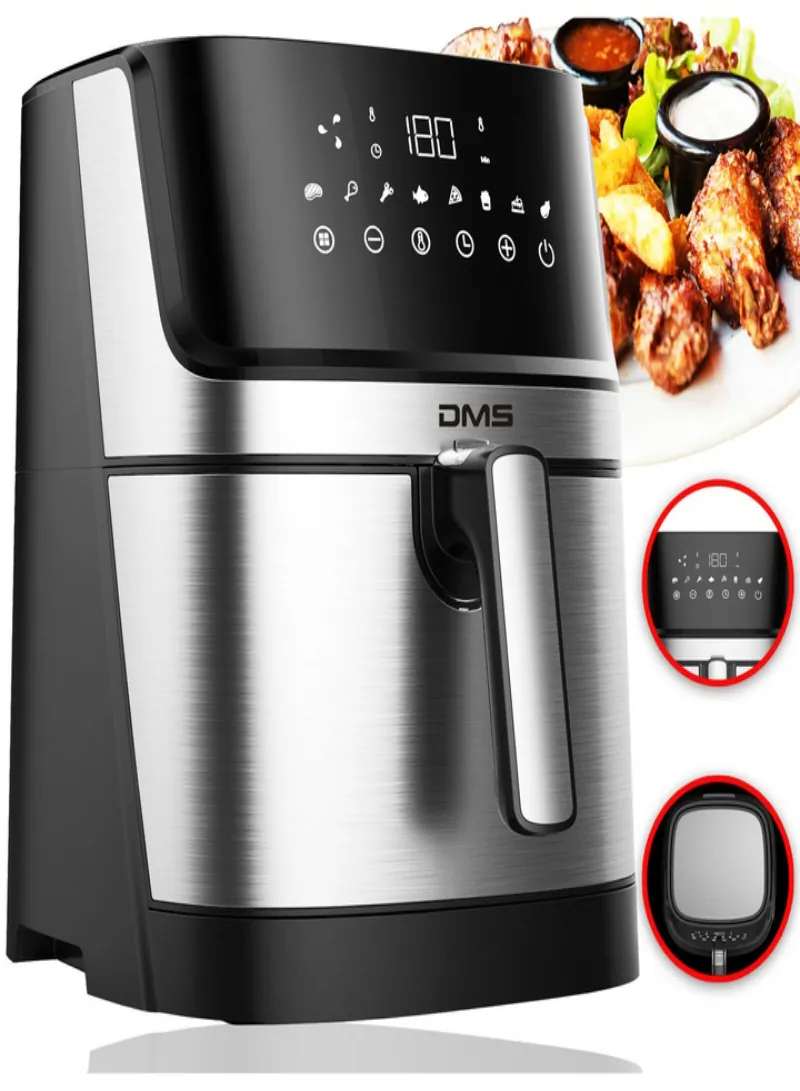 DMS HF-6E Digital Air Fryer – 6L 1800W 4