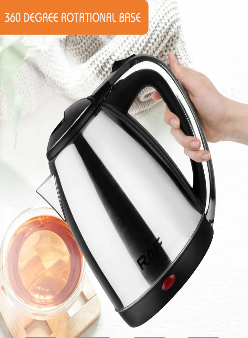 RAF R.7899 LED Lamp Electric Kettle Set – High Quality Stainless Steel Water Jug with Big Capacity 2
