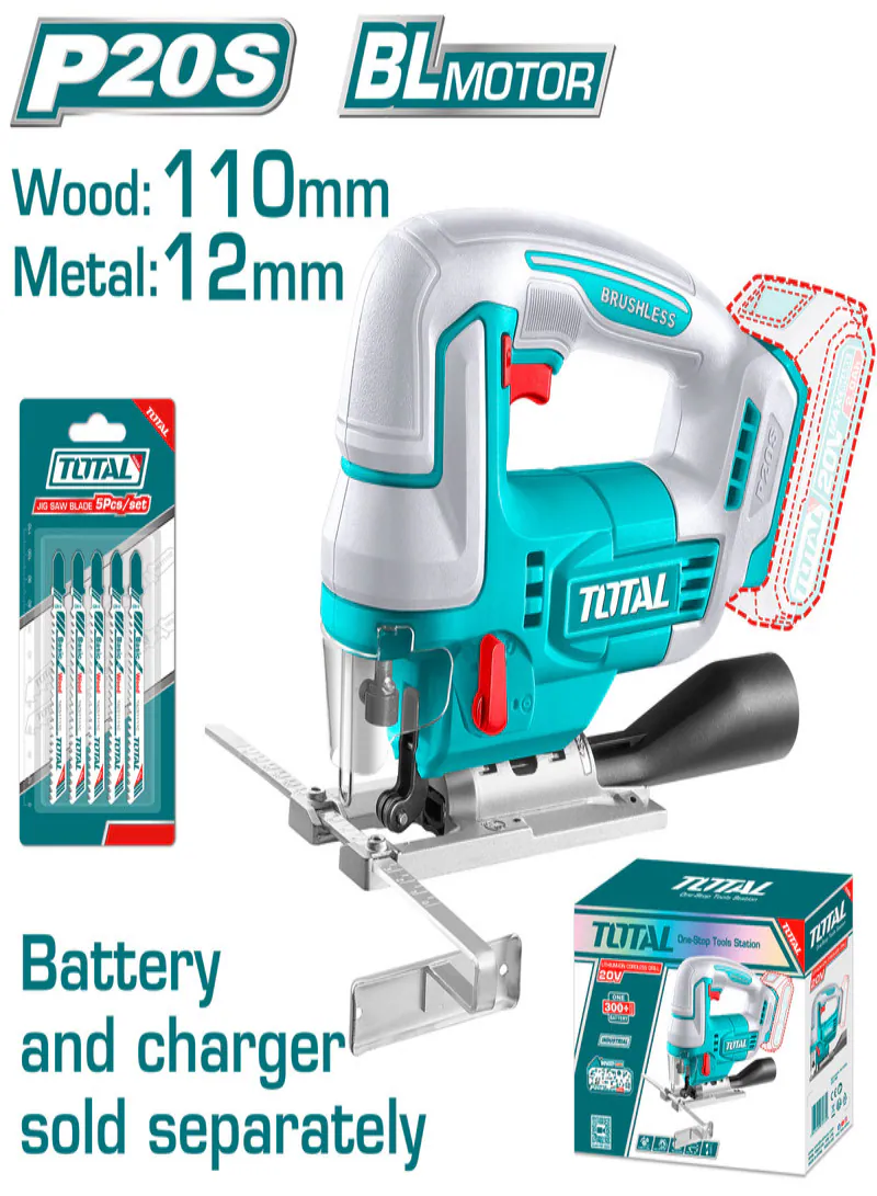 Total 20V Cordless Reciprocating Saw (Tool Only)