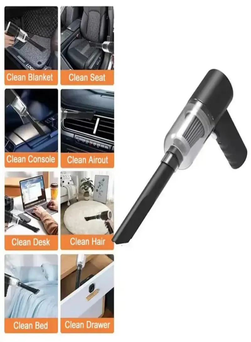 Powerful 3-in-1 Portable Vacuum Cleaner for Car & Home – Cordless Wet & Dry Mini Vacuum with Blower Function 5