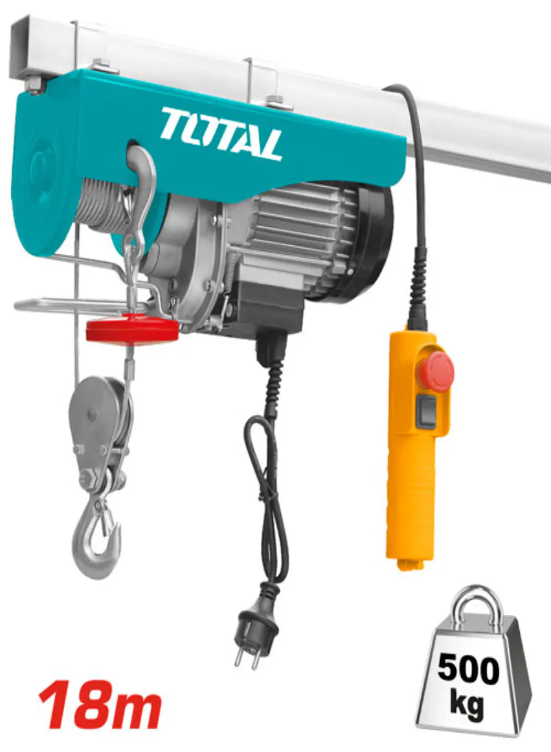 TOTAL 900W Electric Construction Hoist – 250/500kg