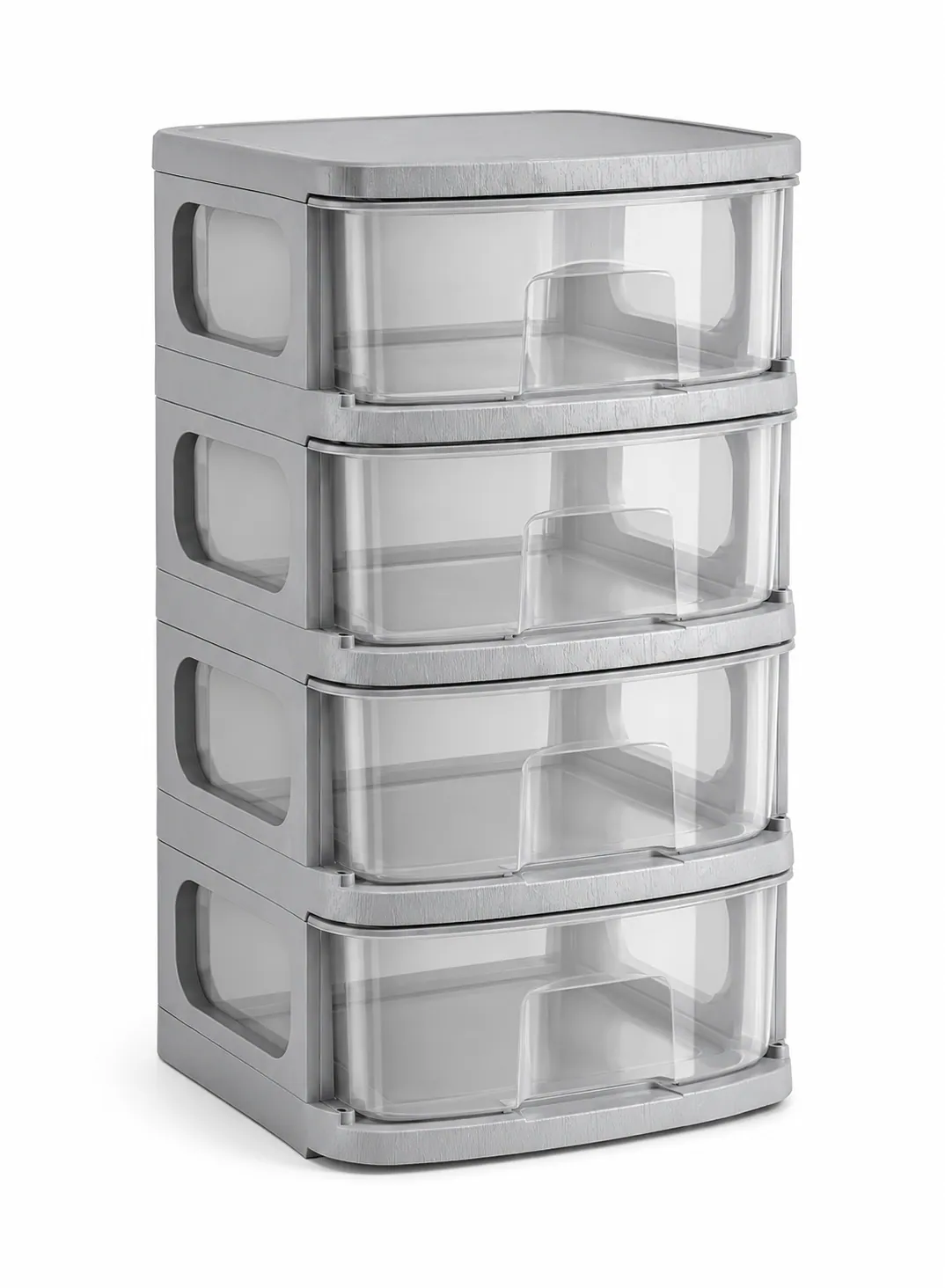 Turkomaz Milan 4-Drawer Storage Cabinet – 32L per Drawer | 92 × 48 × 52 cm 2