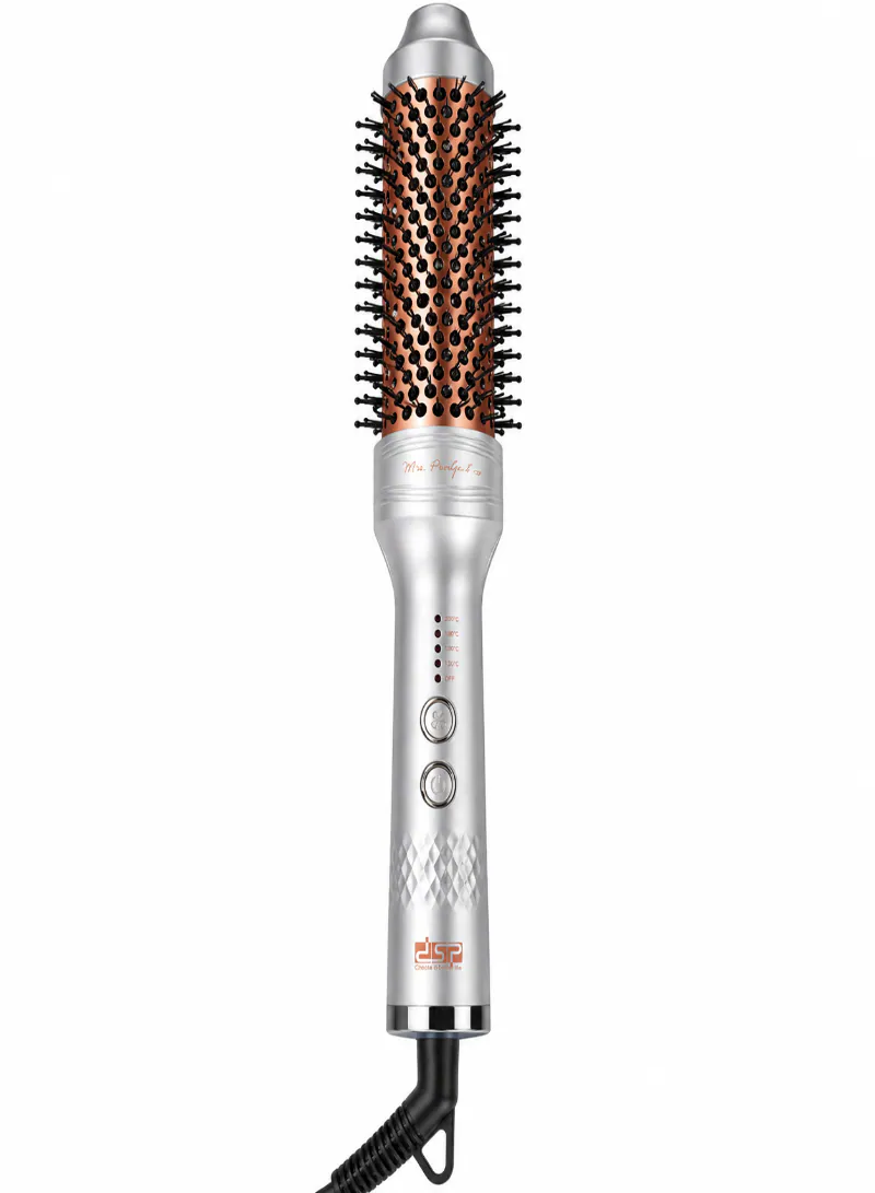 DSP 20947S Thermal Dryer Brush 78W – Fast Styling Brush with 38mm Barrel, 5 Temperature Settings & Auto Shut-Off 3