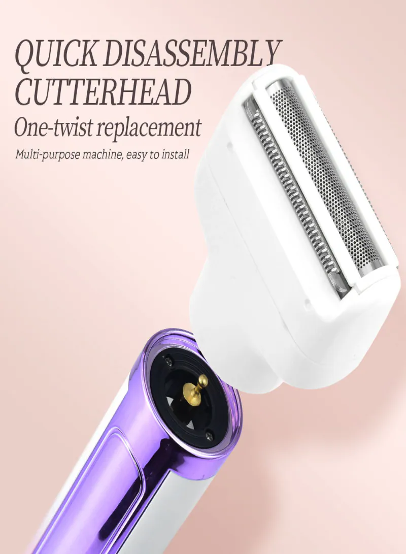 DSP 70414 5-in-1 Women’s Grooming Kit – USB Rechargeable 7000RPM Grooming Set with IPX6 Waterproof Design 5