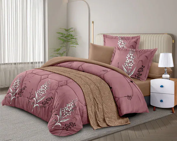 🛏️ Luxury Coverlet Set – 7 / 6 Pieces (Cotton Blend)-11