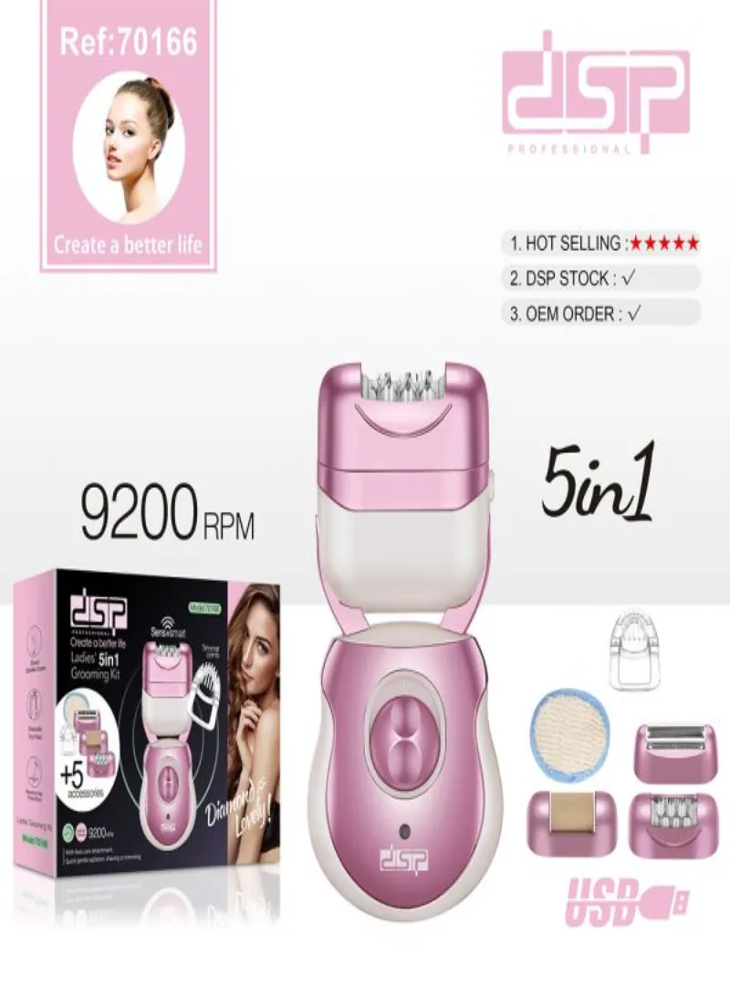 DSP 70166 5-in-1 Ladies Grooming Kit 2