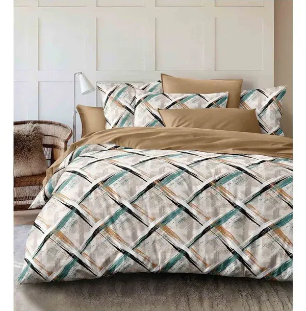 Luxury Soft Patterned Duvet Comforter Set –Elegant Design 🛏️-18