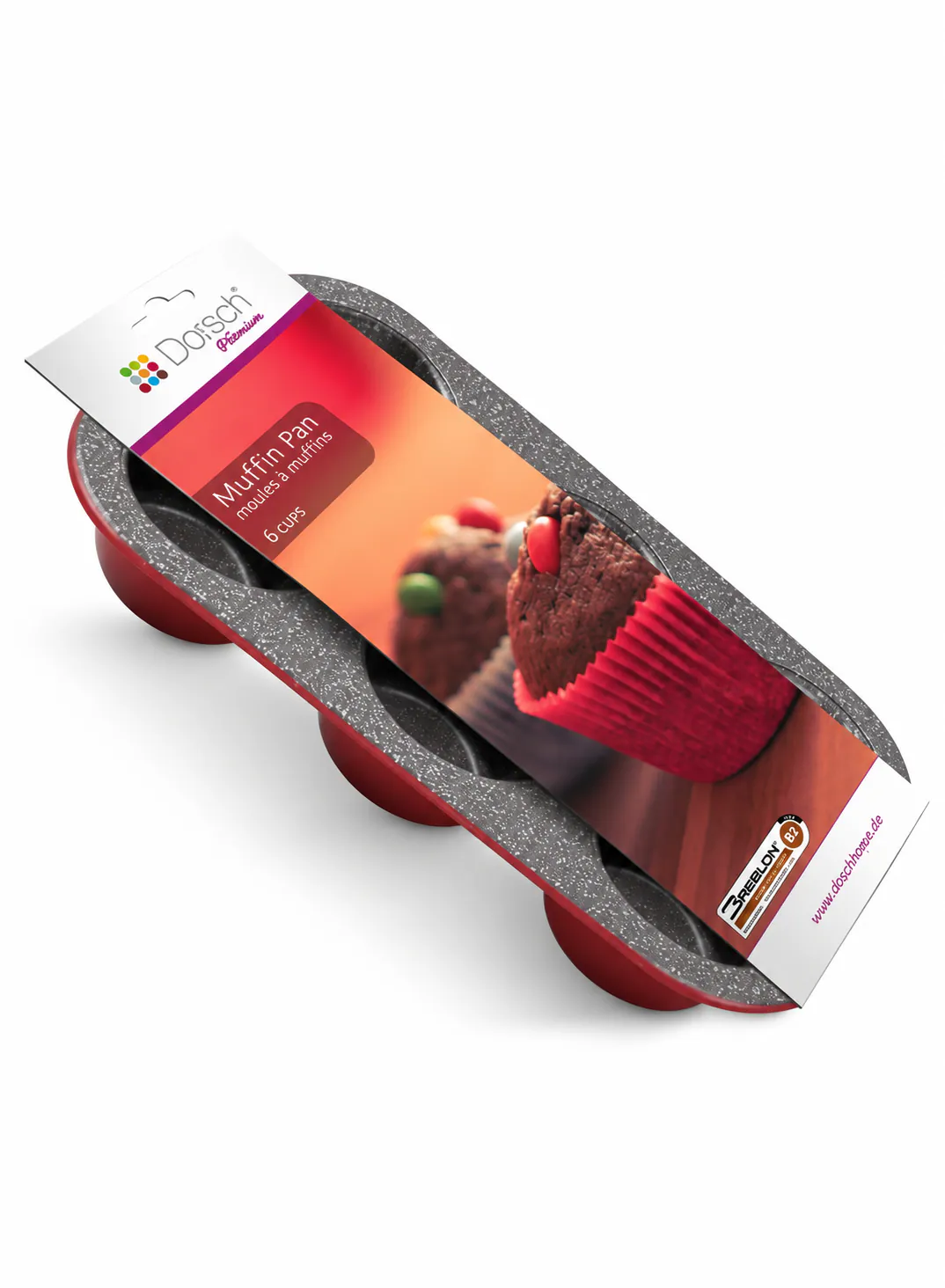Dorsch Non-Stick Muffin Pan – 6 Cups 3