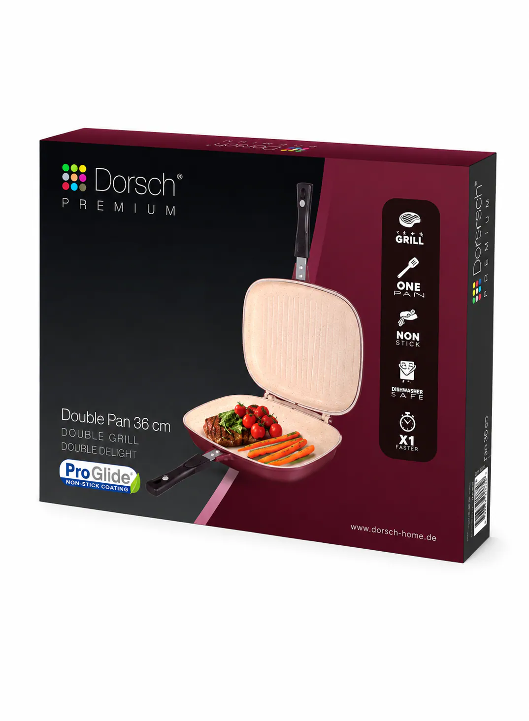 Premium Double Grill Pan – 36 cm | Dorsch 5