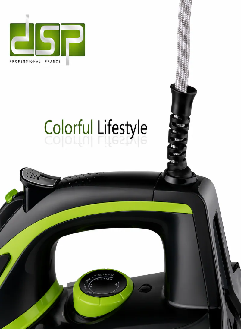 DSP KD1004 Steam Iron 2000W – Adjustable Steam Iron with Steam Burst, Self-Cleaning & Vertical Spray 3