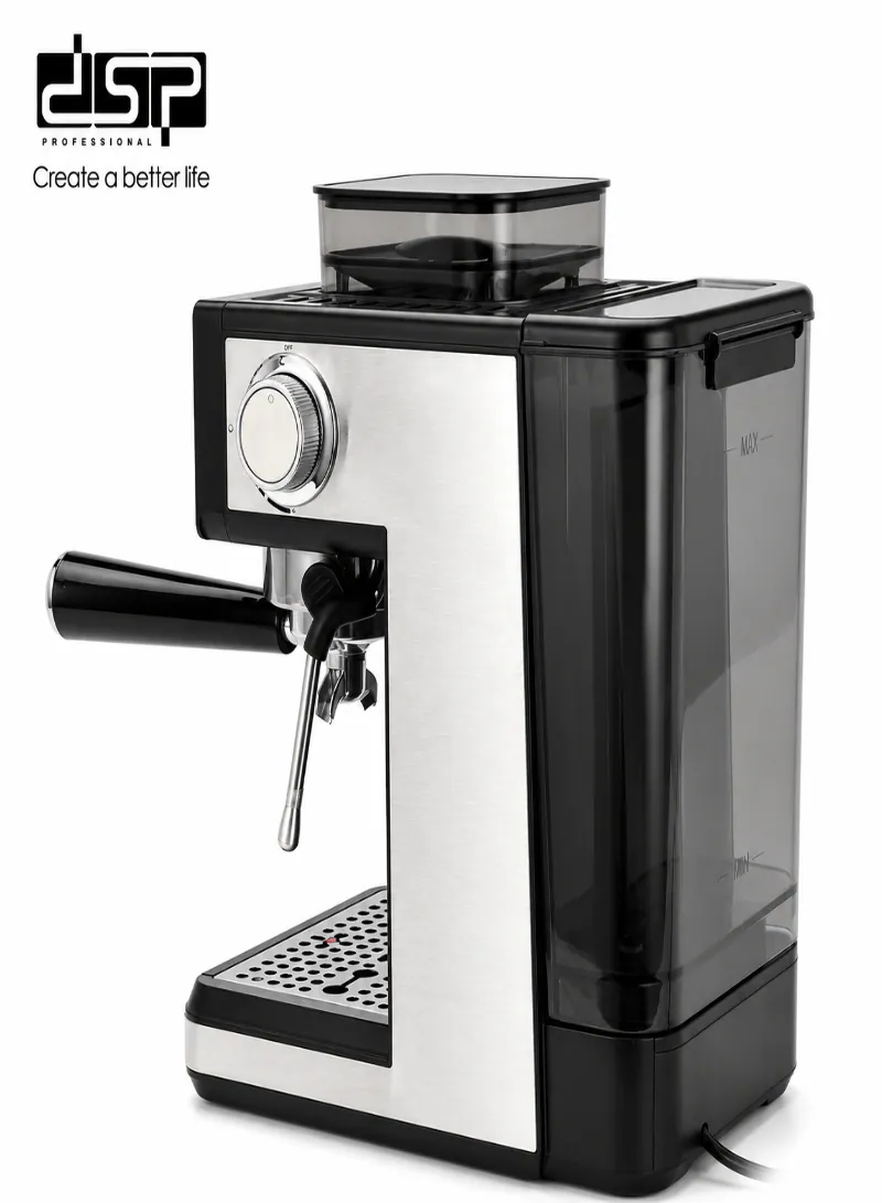 DSP KA3125 Espresso Coffee Machine – 20 Bar Coffee Maker with Built-in Grinder & Touch Screen 5