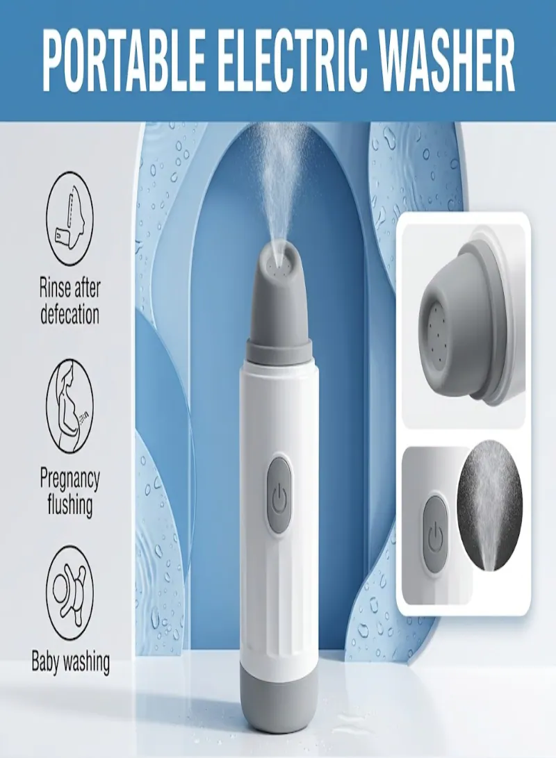 Portable Electric Bidet Washer – Rechargeable Personal Hygiene Sprayer