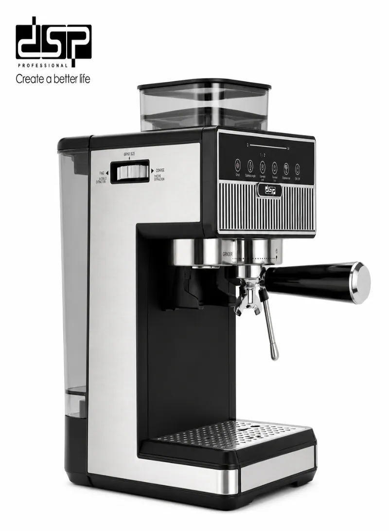DSP KA3125 Espresso Coffee Machine – 20 Bar Coffee Maker with Built-in Grinder & Touch Screen 2