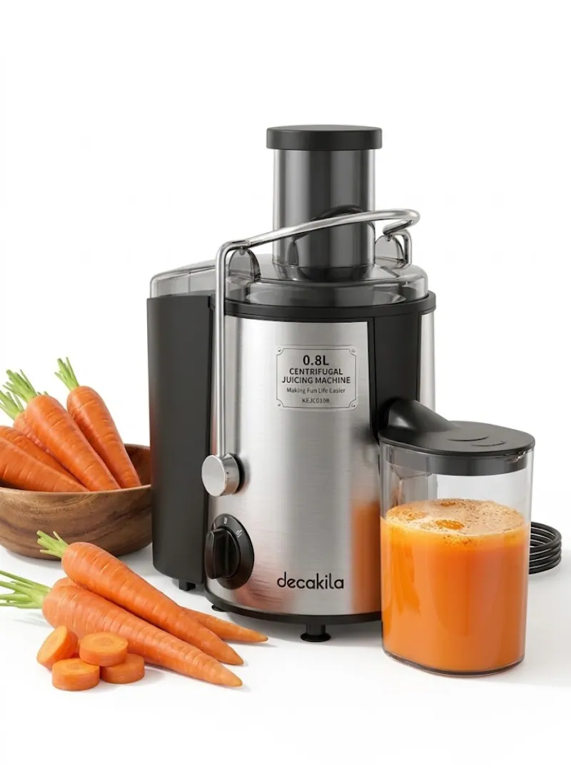 DECAKILA Juicer 0.8L 350W – Centrifugal Fruit & Vegetable Juicer