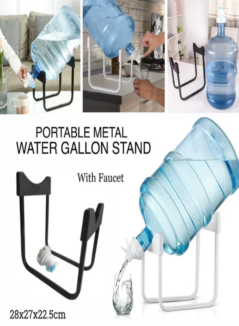 Portable Water Gallon Stand with Faucet 3