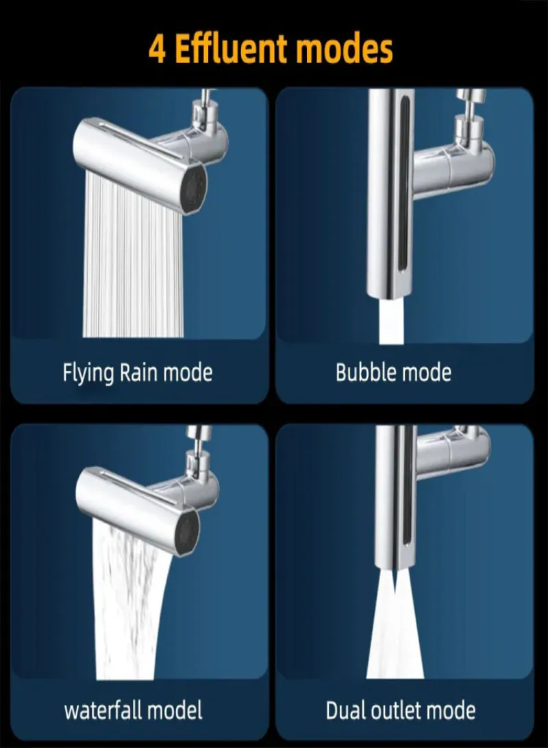 360° Rotating Kitchen Faucet Sprayer 3