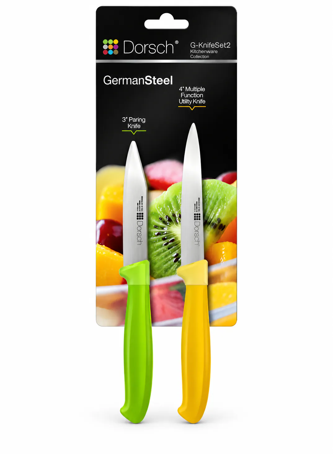 Dorsch Colorful Sharp Knife Set – 2 Pieces
