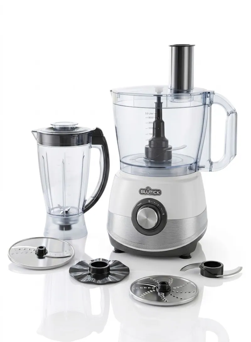 BLUTICK 8-in-1 Multifunction Food Processor – 1000W | 3.0L
