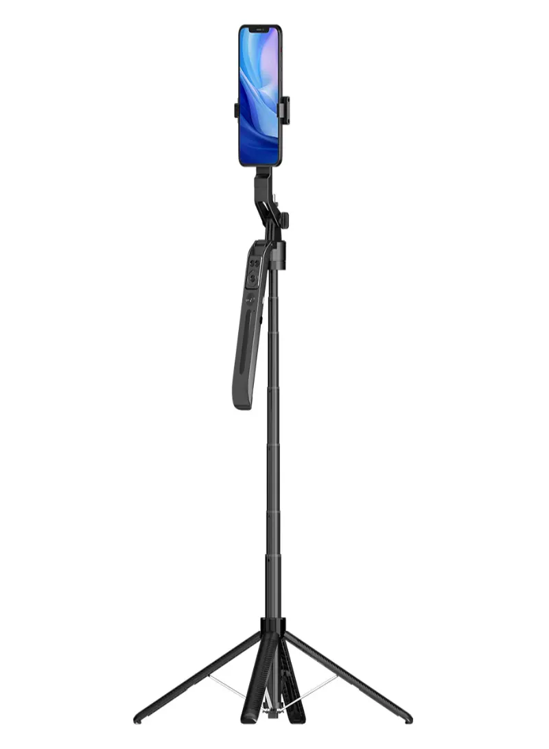 AI Smart Selfie Stick Q625 – 360° Auto Tracking Tripod Holder for Video Recording & Live Streaming