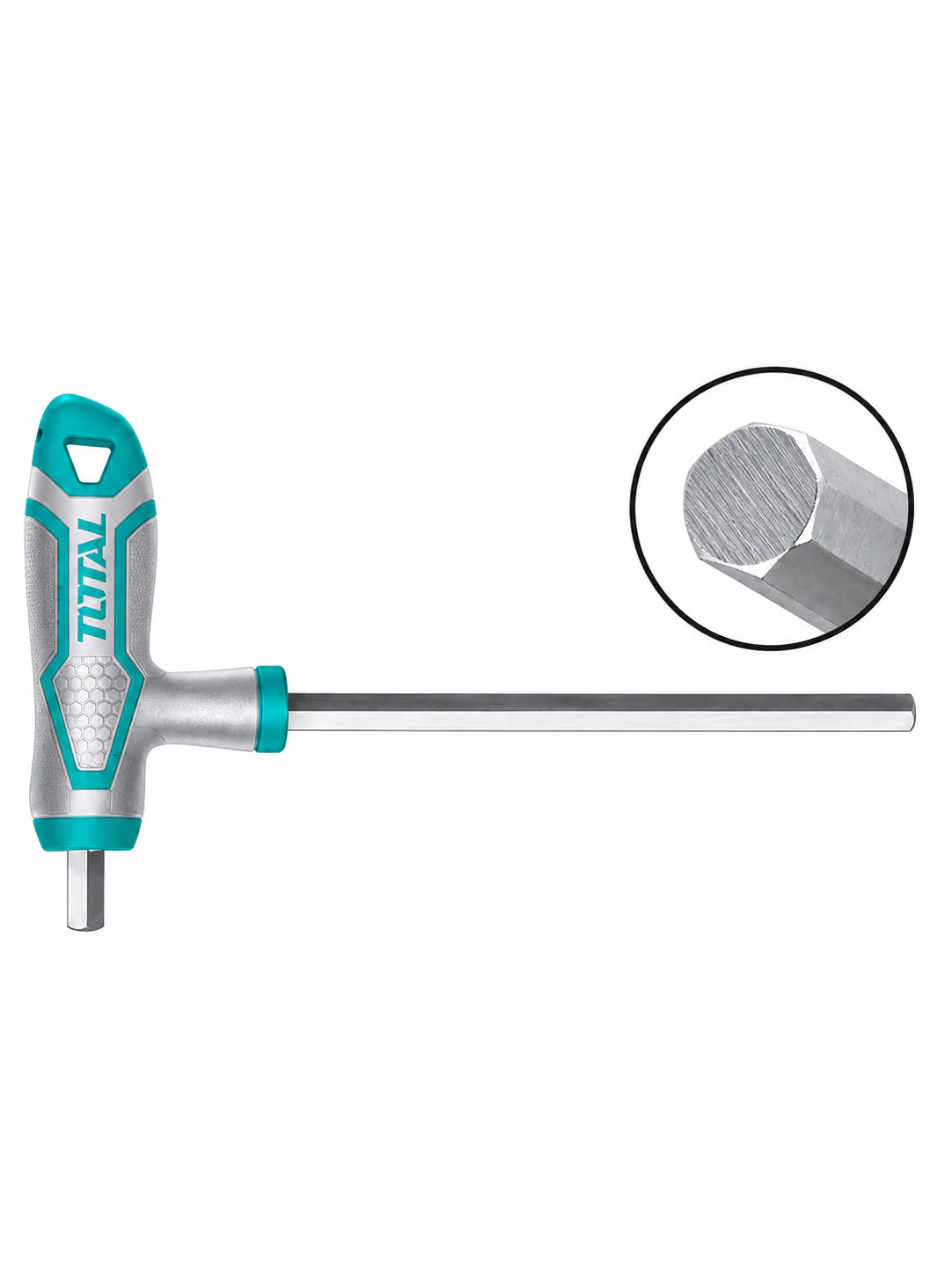 TOTAL T-Handle Hex Key Wrench – 5 × 150mm
