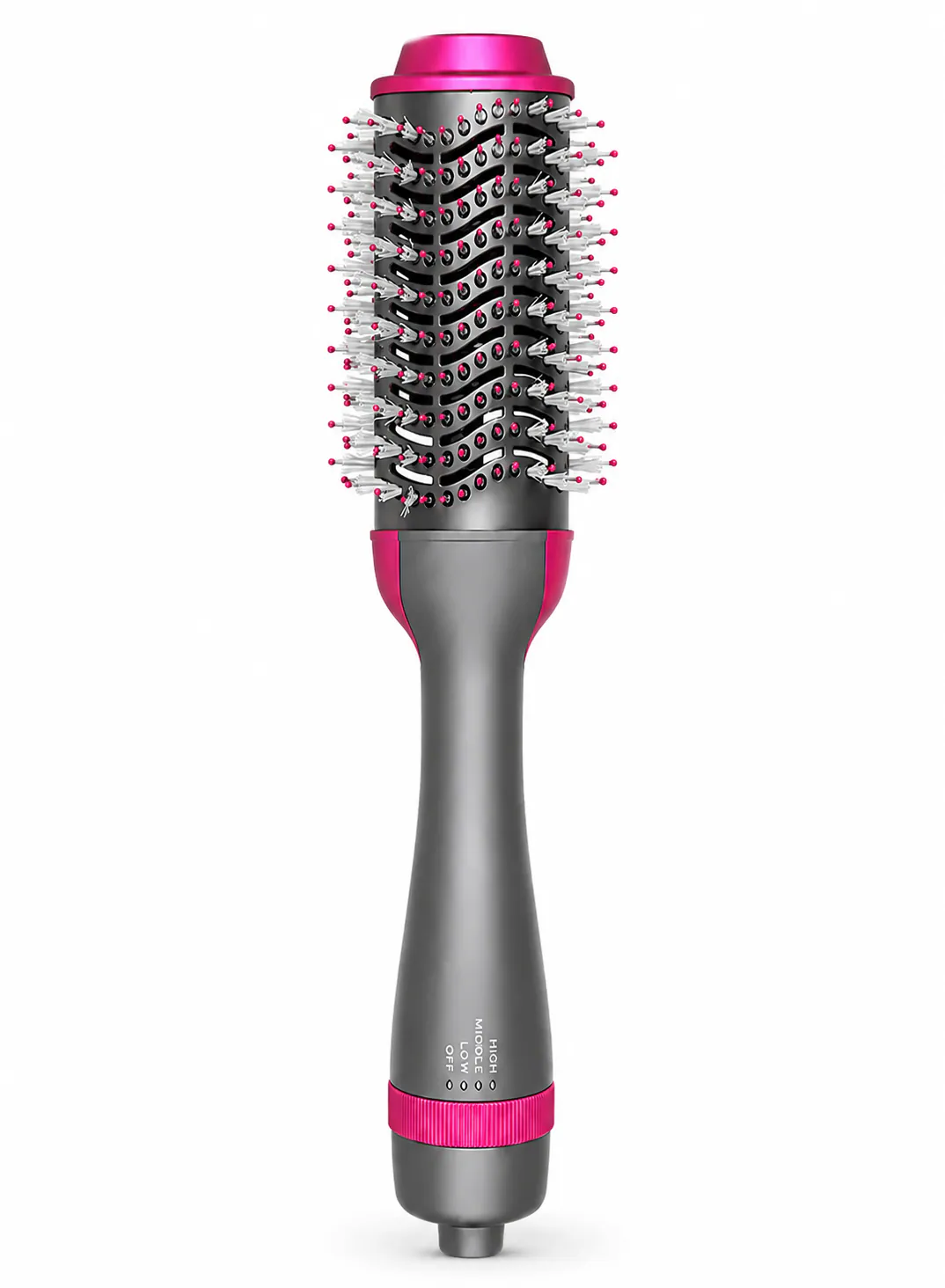 DSP 50052 Hair Dryer Brush 1000W – Hot Air Styling Brush with 2 Speeds & 360° Rotary Cord