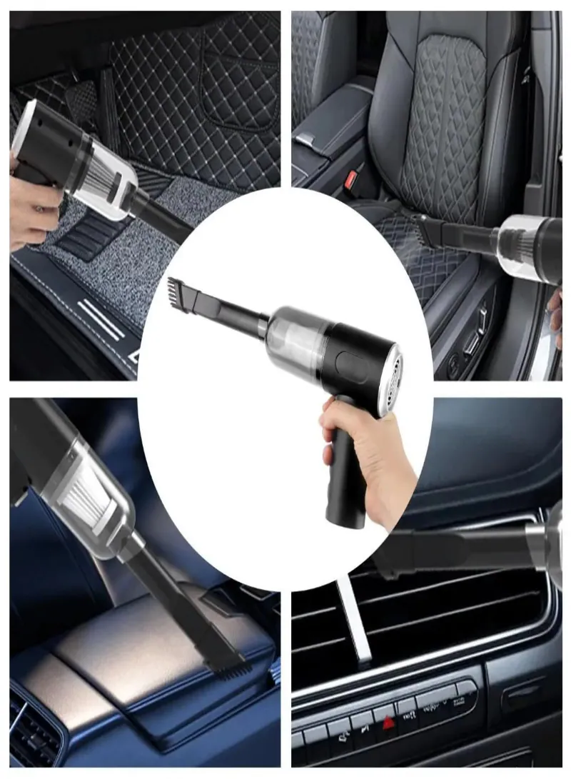 Powerful 3-in-1 Portable Vacuum Cleaner for Car & Home – Cordless Wet & Dry Mini Vacuum with Blower Function 4