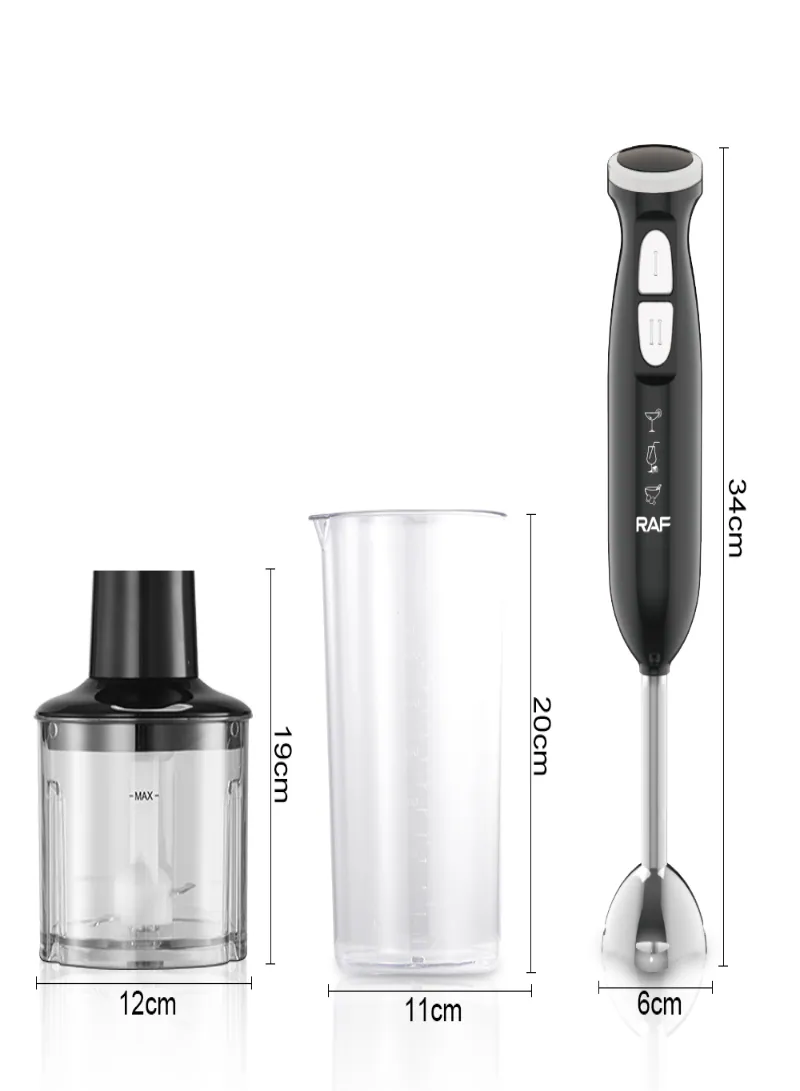 RAF 3-in-1 Kitchen Blender Set – 340W 6