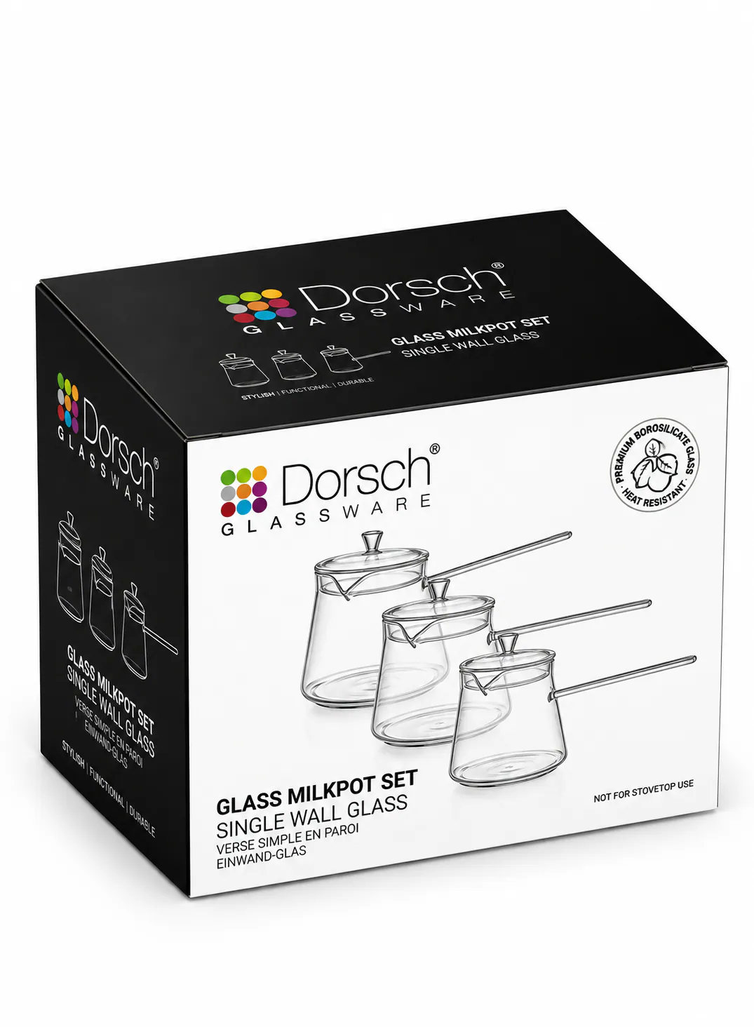 Dorsch Glass Coffee Pot – Set of 3 2