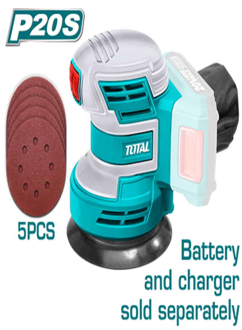 Total 20V Cordless Random Orbital Sander (Tool Only)