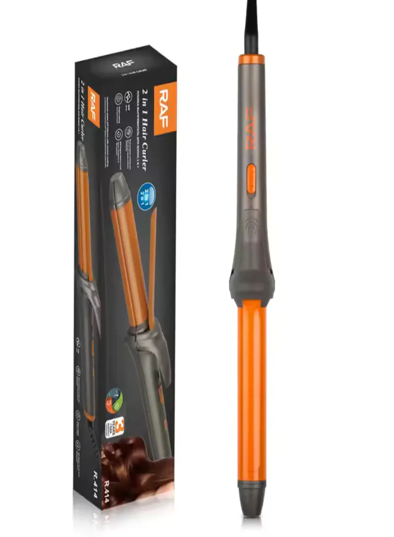 RAF 2-in-1 Hair Straightener & Curler R.414P 3